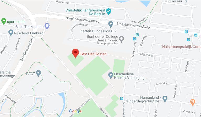 Google Maps EWV Het Oosten